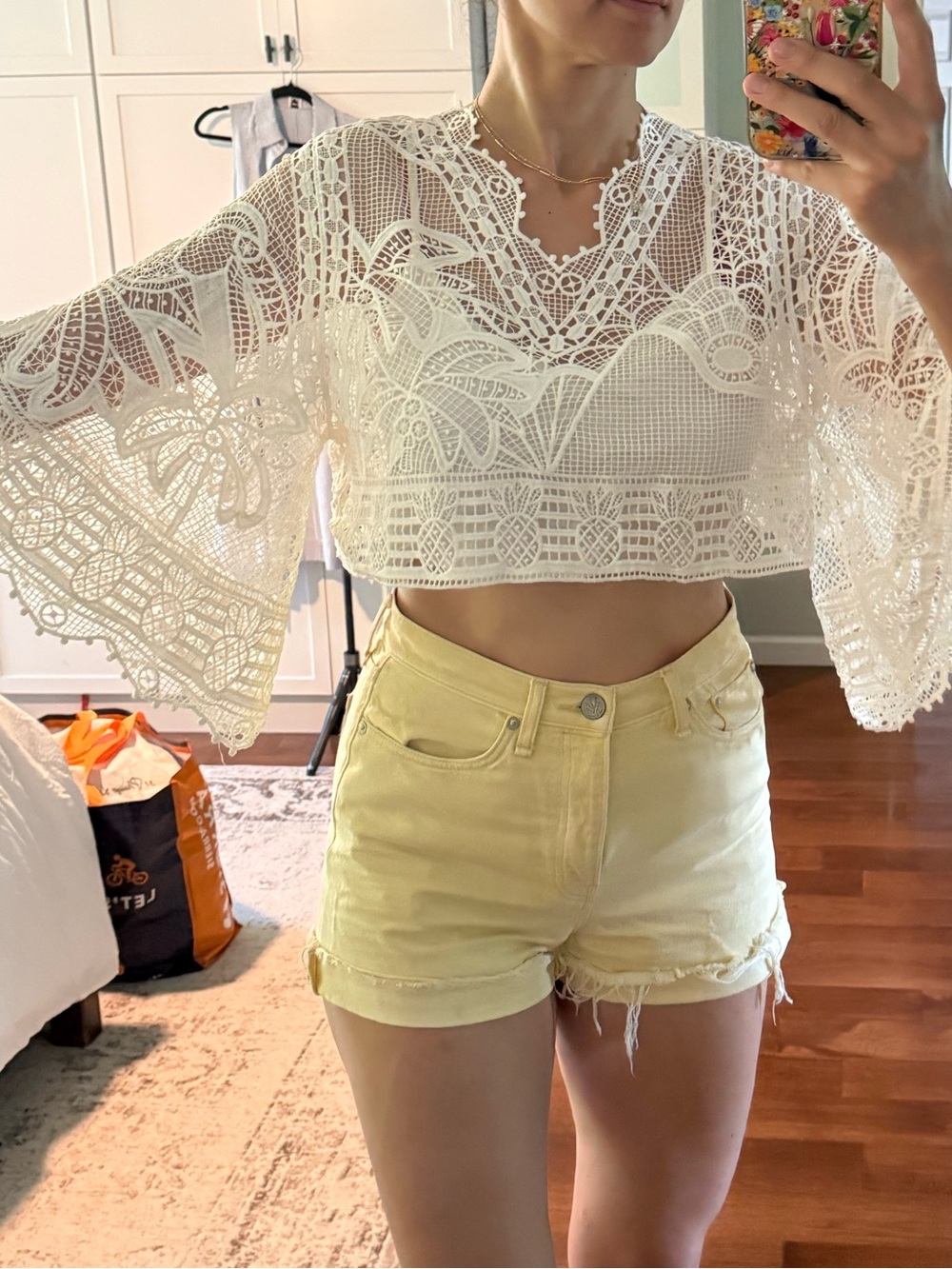 Rio Grande Lace Cropped Top